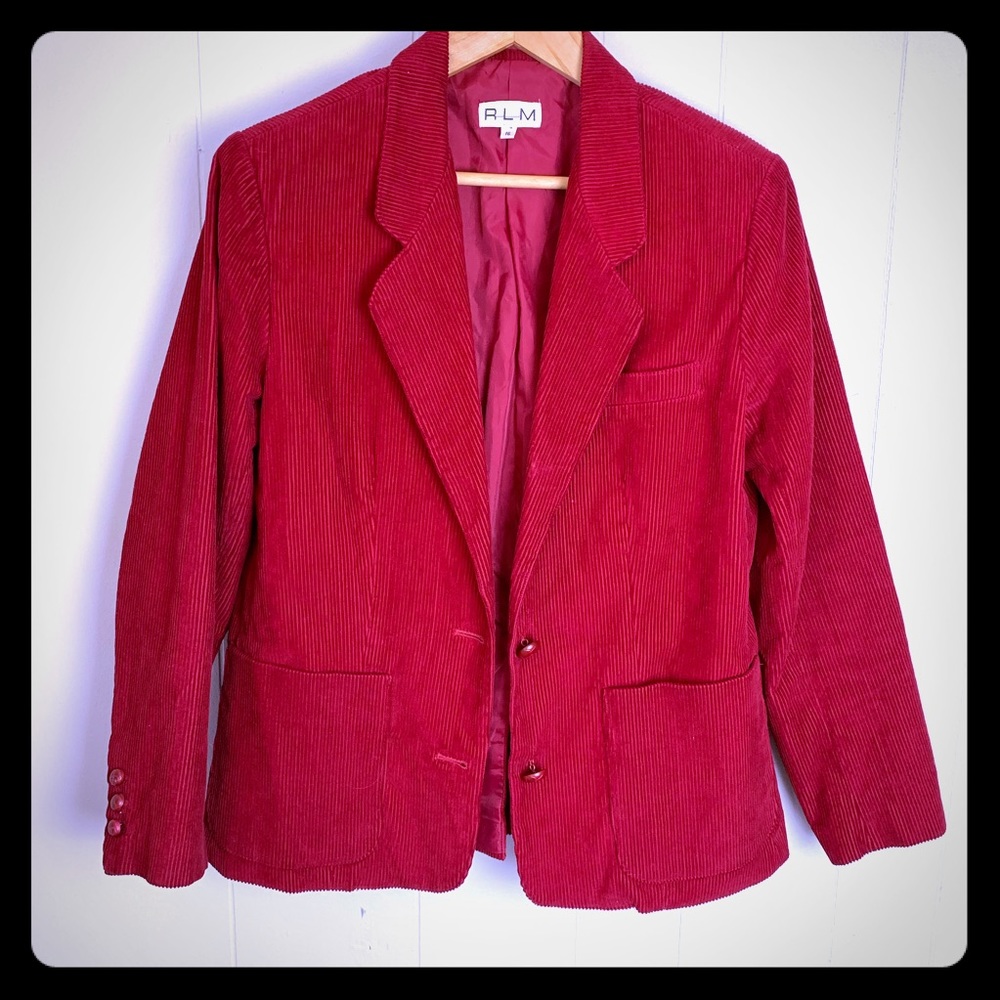 ✨2/$20✨RLM Vintage Corduroy Blazer-16(Vintage)